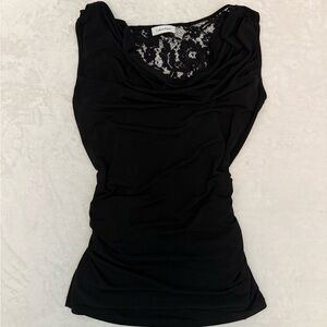 Calvin Klein Black Lace Detail Top